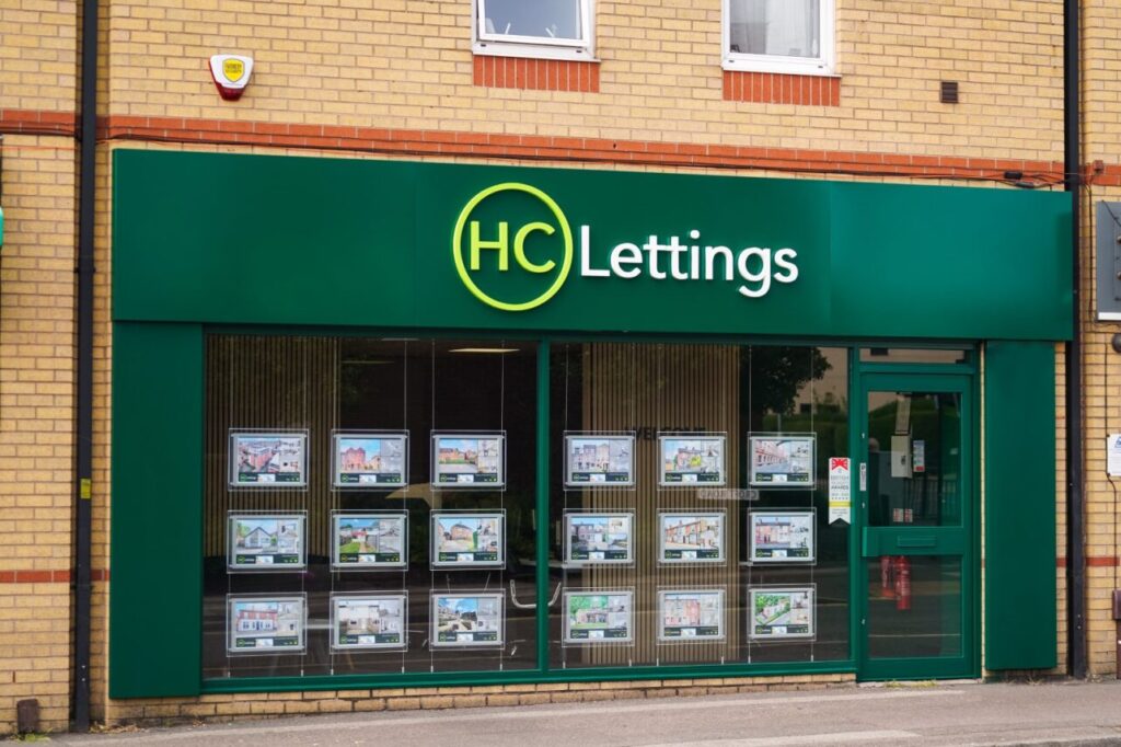 The HC Lettings office on Croft Road, Arnold